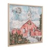 Transpac Wood 23.5 in. Multicolor Christmas Barn Wall Art - 2 of 4