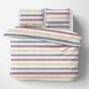Pointehaven 180 GSM Brushed Soft Cotton Heavy Weight Flannel Printed Oversized Duvet Set - 3 of 4