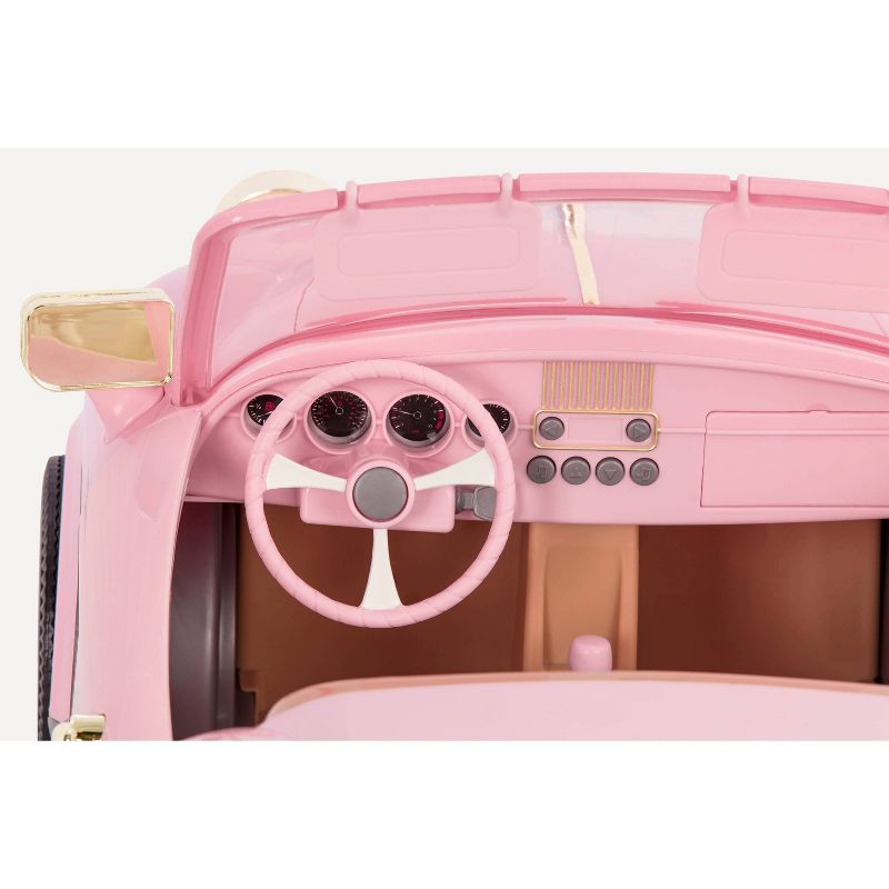 Our Generation In the Driver Seat Cruiser - Pink Convertible for 18&#34; Dolls, 5 of 10