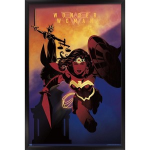 Trends International DC Comics: Dark Artistic - Wonder Woman Framed Wall Poster Prints - 1 of 4
