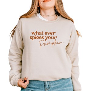 Simply Sage Market Whatever Spices Your Pumpkin Sweatshirt - 1 of 4