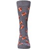 Memoi Men's "Football Fan" Rayon from Bamboo Blend Novelty Crew Socks - 2 of 4