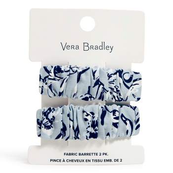 Vera Bradley Fabric Barrette, 2 Pack