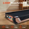 FIONECA 8¡ã Incline Walking Pad Treadmill ¨C 2.55HP, LED Display, Compact Under Desk Design, 220 lbs Capacity - 4 of 4