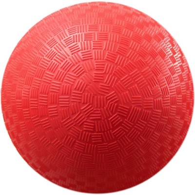 KUYOTQ 8.5 Inch Playground Ball with Air Pump, Pack of 1 Ball with 1 Pump, Official Size for Dodge Ball, Handball, Camps and Schools£¨Red£©