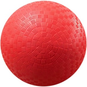 KUYOTQ 8.5 Inch Playground Ball with Air Pump, Pack of 1 Ball with 1 Pump, Official Size for Dodge Ball, Handball, Camps and Schools£¨Red£© - 1 of 4