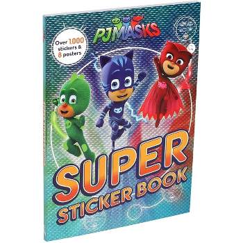 Super Sticker Book - (Pj Masks) (Paperback) - by PJ Masks