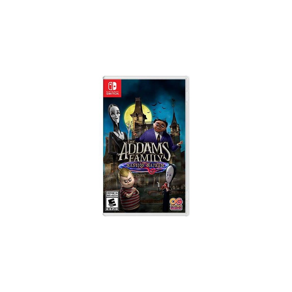 Photos - Game The AddamsFamily: Mansion Mayhem - Nintendo Switch: 3D Platformer, Multipl