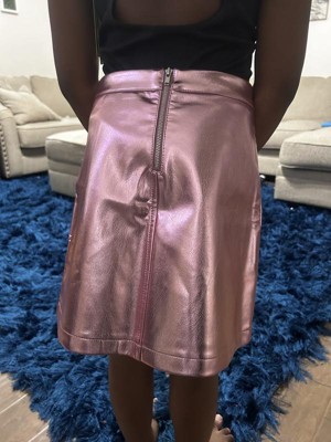 Pink metallic skirt extender sale target