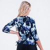 Calypsa Women's 3/4 Sleeve Rash Guard UPF 50+ Margaux Swim Top - 2 of 4