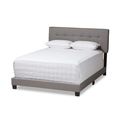 Audrey Modern And Contemporary Fabric Upholstered Bed - Baxton Studio