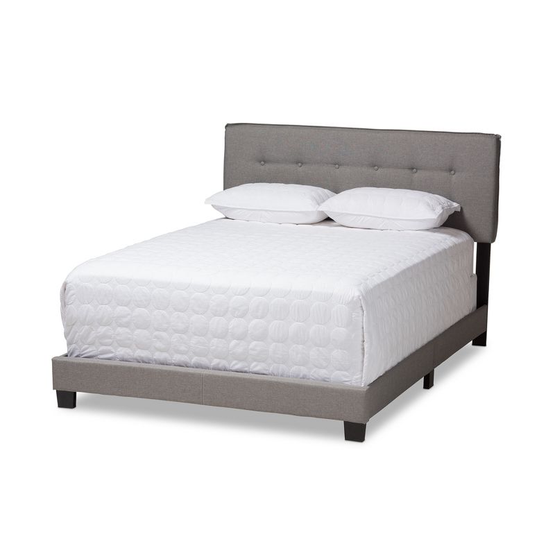 Audrey Modern And Contemporary Fabric Upholstered Bed - Baxton Studio, 1 of 12
