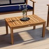 Resenkos Patio Furniture Sets,Outdoor & Patio Furniture Sets,4 Piece Patio Sofa Set, Acacia Wood Outdoor Furniture with Cushions, Slatted Wood Top - 2 of 4
