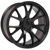 OE Wheels LLC DG69-22100-5550-25B1 Satin Black Wheel Painted (22 x 10. inches /5 x 139 mm, 25 mm Offset) - 4 of 4