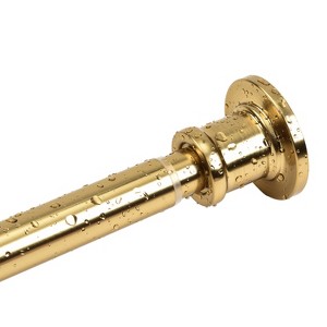 Cameo Adjustable Shower Curtain Rod 42” -72”, Spring tension Stainless Steel Telescoping Rod, Heavy Duty, Rust Resistant - 1 of 4