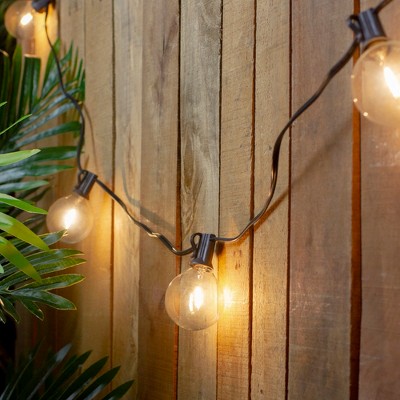 Threshold Outdoor String Lights Party Patio Decor Brown New 