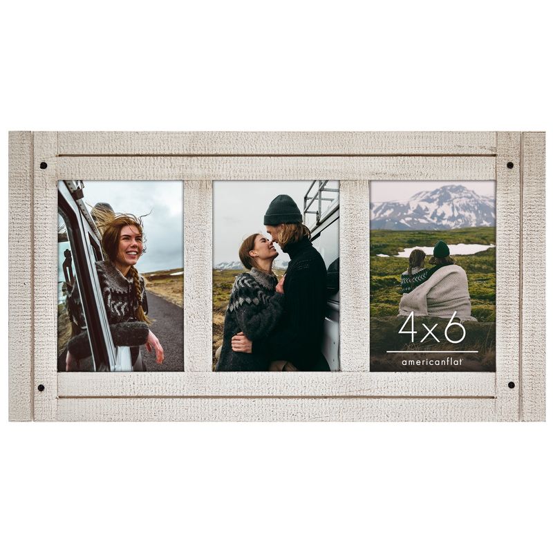 Americanflat Tri-Photo Frame for Western Home Decor, 1 of 9