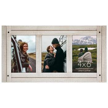 Americanflat Tri-Photo Frame for Western Home Decor