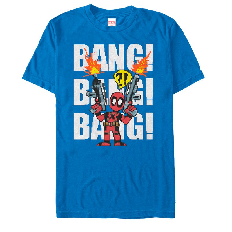 Men's Marvel Deadpool Bang Bang T-Shirt, 1 of 5