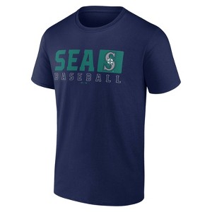 MLB Seattle Mariners Men's Short Sleeve Core T-Shirt - 1 of 4
