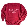 Simply Sage Market S.W.Smiley Embroidered Radiant Smiley Outline Sweatshirt - 2 of 4