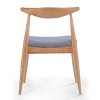 Sapphtopaz Set of 2 Chair Dining Chairs Wood Upholstered Chair with Ergonomic Backrest Kitchen and Dining Chairs for Living Room, Bedroom - 3 of 4