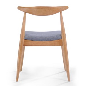 NicBex Mid-Century Upholstered Dining Chairs Set of 2 Armless Accent Side Chairs with Wood Legs - 1 of 4