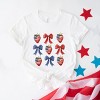 Simply Sage Market Coquette Bows And USA Strawberries Short Sleeve Tee - 3 of 4