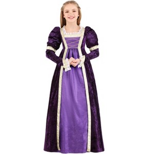 HalloweenCostumes.com Amethyst Princess Girl's Costume - 1 of 3