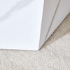 NicBex Modern Hexagonal Coffee Table Wood Base with Marble Pattern Top Accent Table for Living Room, Apartment - 3 of 4