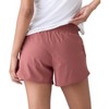 Future Planet Women's Nova Premium Performance Sport Athletic 4" High Waisted Active Gym Workout Running Shorts Rose Pink - 3 of 4