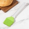 Unique Bargains Pastry Brush 39g Flat Head Pastry Brush Color Block Dishwasher Safe Silicone PP 9.45"x2.17" 1Pcs - 2 of 4