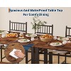 Modern 4-Piece Dining Table Set with Storage Bench & Chairs, 47" Rectangular Kitchen Table for Apartments - Easy Assembly & Space-Saving - 4 of 4