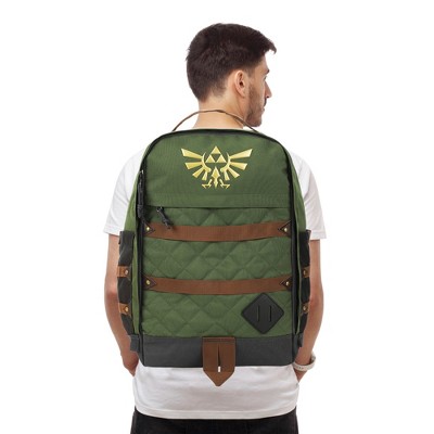 The Legend of Zelda Hyrule Crest 17" Green adult Backpack — фото 7