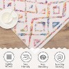 Washable Area Rugs Rug for Living Room Bedroom Farmhouse, Geometric Neutral Rug Low Pile Non-Slip Soft Stain-Resistant Carpet - 4 of 4