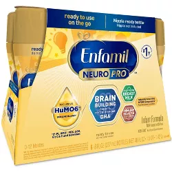 Enfamil NeuroPro Ready to Feed Infant Formula Bottles - 8 fl oz Each/6ct