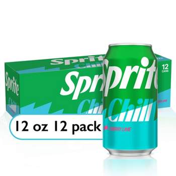 Sprite Chill Cherry Lime Natural Flavor Soda - 12pk/12 fl oz Cans