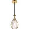 Elegant Lighting Miya 1 Light Brass Pendant - 3 of 4