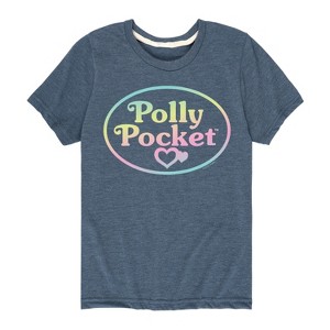 Boys' - Polly Pocket - Polly Pocket Ombre Logo Short Sleeve Graphic T-Shirt - 1 of 3