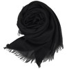 Anna-Kaci Lightweight Solid Cotton Linen Scarf Large Long Gauze Beach Wrap Shawl 78 Inches - 2 of 4