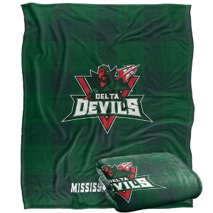 Mississippi Valley State University Campus Plaid Spirit Silky Touch Super Soft Throw Blanket 50x60 - 1 of 4