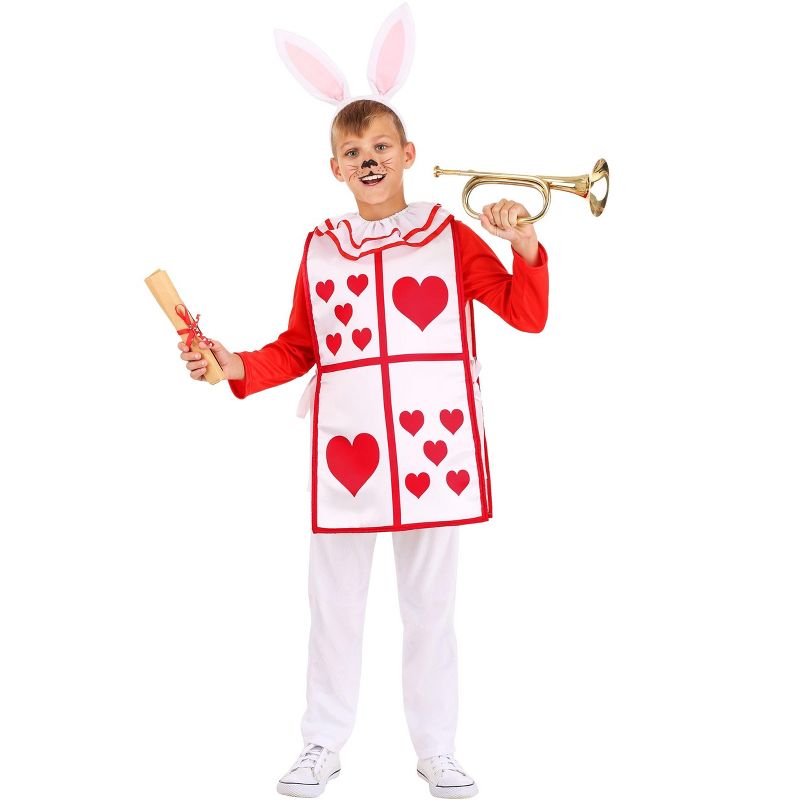 HalloweenCostumes.com Royal White Rabbit Child's Costume., 2 of 4