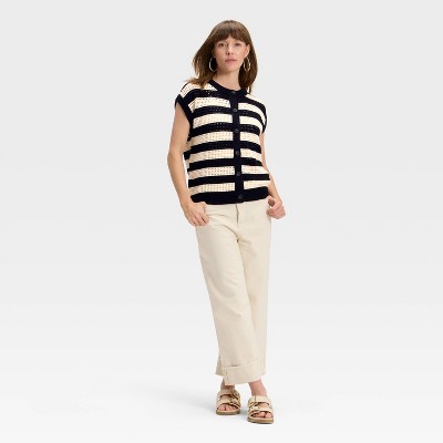Women's Pointelle Sweater Vest - Universal Thread' - image 3