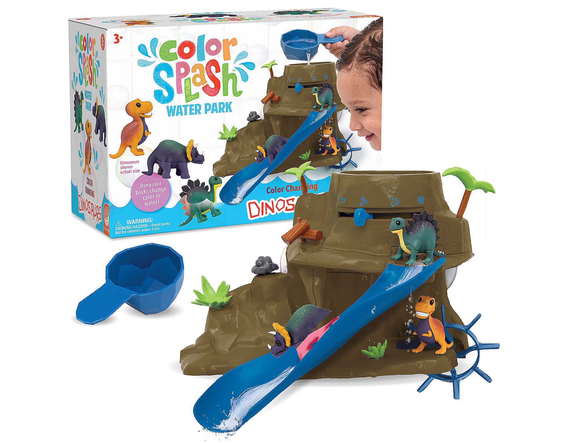 Dinosaur Color Splash Water Park Bath Toy Set