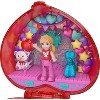 Polly Pocket Doll & Playset, Mattel 80th Anniversary Ring Box, Jewelry Box with Pet - 2 of 4