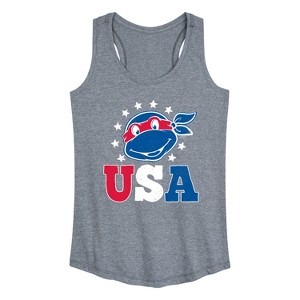 Women's - Teenage Mutant Ninja Turtles - USA Raphael Graphic Racerback Tank - 1 of 4