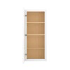 HOMLUX Easy-DIY 12 in D x 42 in H in Shaker White Ready to Assemble Wall Kitchen Cabinet 1 Door-3 Shelves - 2 of 4