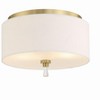 Craftmade Lighting Fortuna 2 - Light Flush Mount in  Satin Brass - 3 of 4