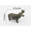 Collectible Wildlife Gifts | Hippo, Hippopotamus, Museum Quality, Hand Painted, Rubber Animal, Toy Figure, Model, Gift,         4"     CH366 BB138 - 3 of 4