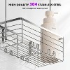 Attop Shower Hanging Rack, Bathroom Shower Storage Basket, Shampoo Holder, Over-the-Door Shower Rack with Hooks, 304 Stainless Steel Rust-Proof - 4 of 4